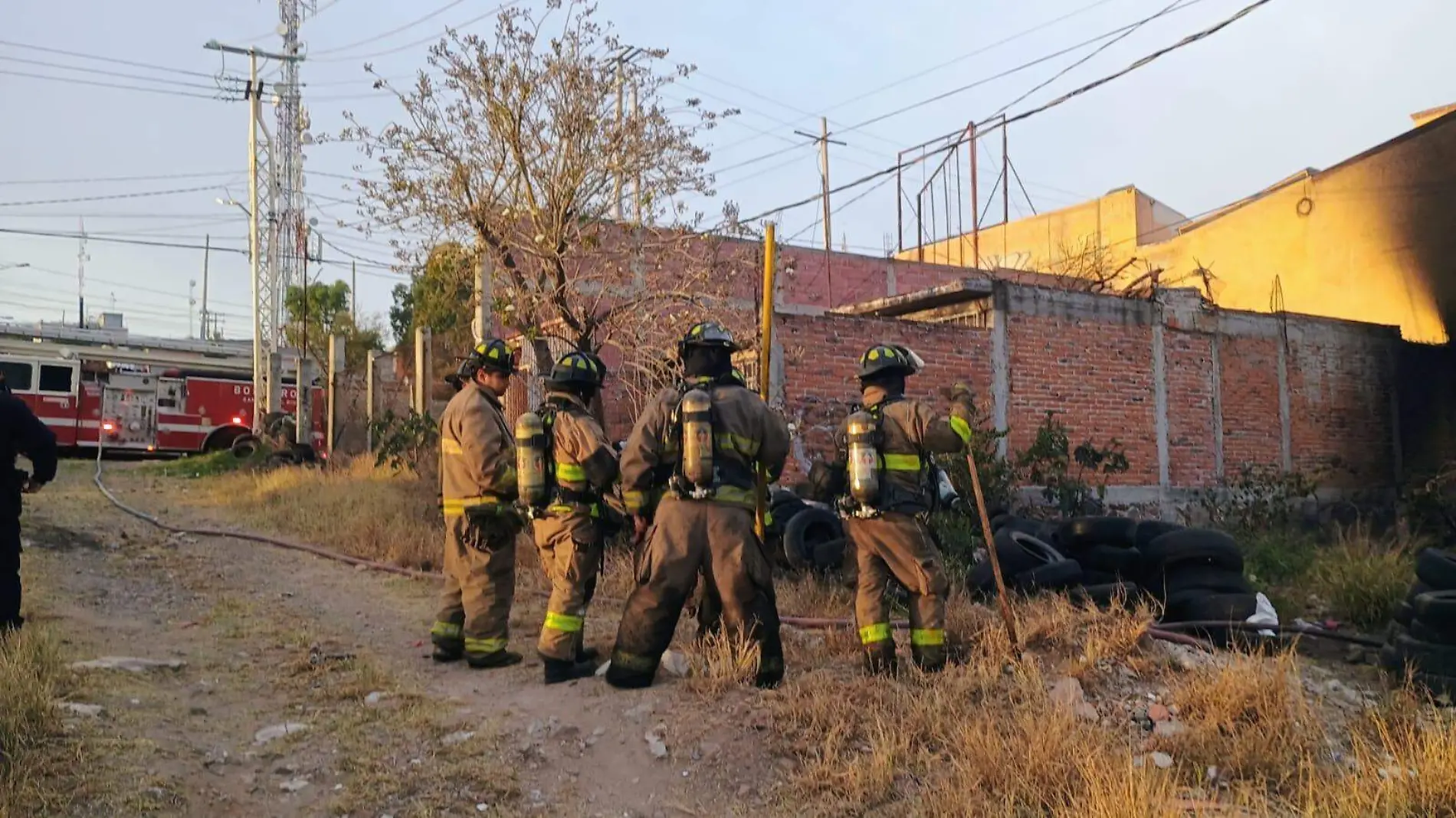 Incendio llantas